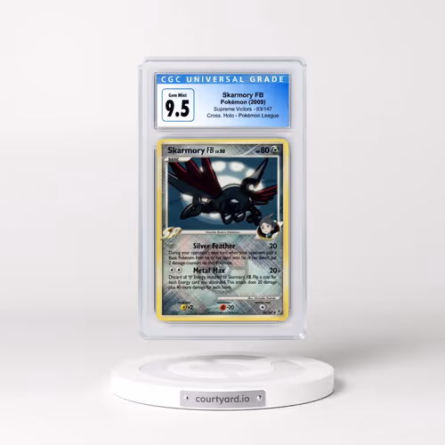 2009 Supreme Victors #83/147 Skarmory FB - Crosshatch Holo (Cross. Holo) Pokémon League (CGC 10 GEM