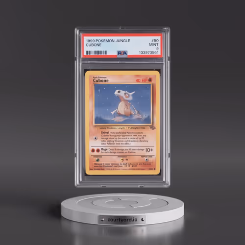 1999 Pokémon Jungle #50 Cubone (PSA 9 MINT)