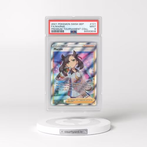 2017 Black Star Promos - Sword & Shield #121 Marnie (PSA 9 MINT)