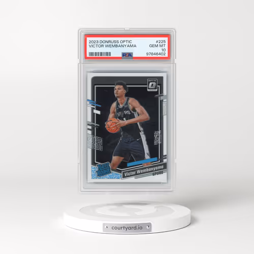 2023 Panini Donruss Optic #225 Victor Wembanyama (PSA 10 GEM MINT)