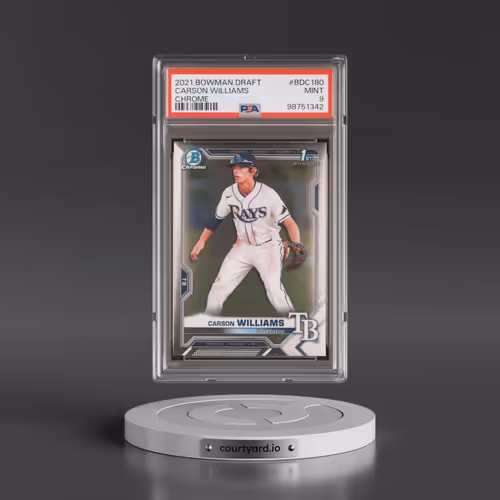 2021 Bowman Draft #BDC180 Carson Williams - Chrome (PSA 9 MINT)