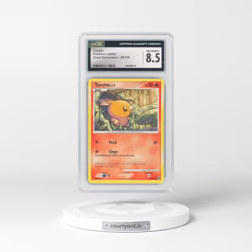 2008 Great Encounters #89/106 Torchic (CGC 8.5 NM-MT+)