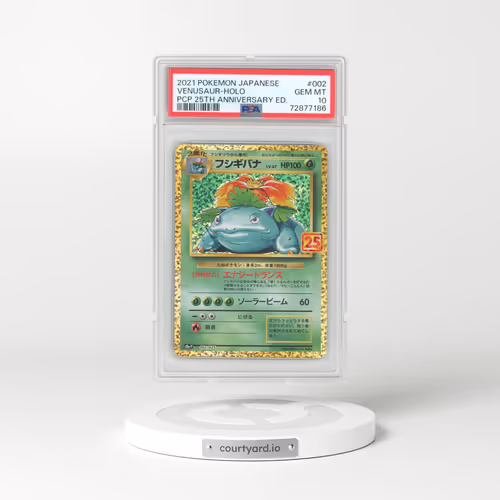 2021 Pokémon Promo Card Pack 25th Anniversary Edition #002 Venusaur - Holo (PSA 10 GEM MINT)
