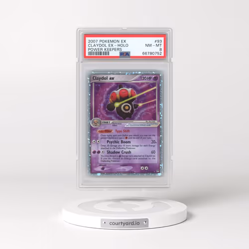 2007 Pokémon EX Power Keepers #93 Claydol EX - Holo Holo (PSA 8 NM-MT)