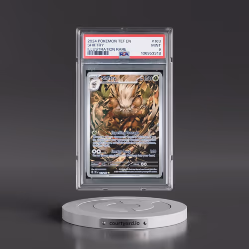 2024 Pokémon Tef EN-Temporal Forces #163 Shiftry - Illustration Rare (PSA 9 MINT)
