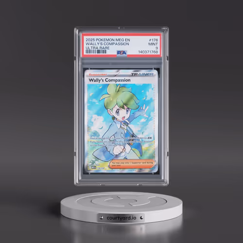 2025 Pokémon Meg EN-Mega Evolution #176 Wally's Compassion - Ultra Rare (PSA 9 MINT)
