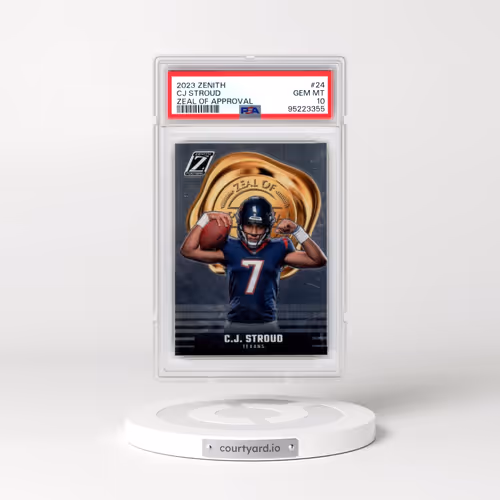 2023 Panini Zenith Zeal of Approval #24 CJ Stroud (PSA 10 GEM MINT)