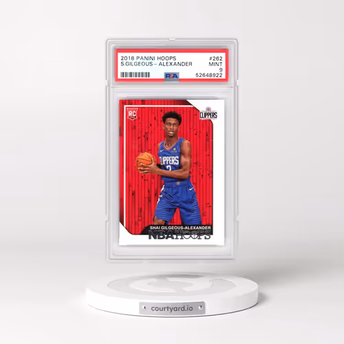 2018 Panini Hoops #262 Shai Gilgeous-Alexander (PSA 9 MINT)