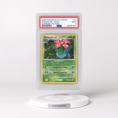 2009 Pokémon Platinum Supreme Victors #13 Venusaur - Holo (PSA 9 MINT)