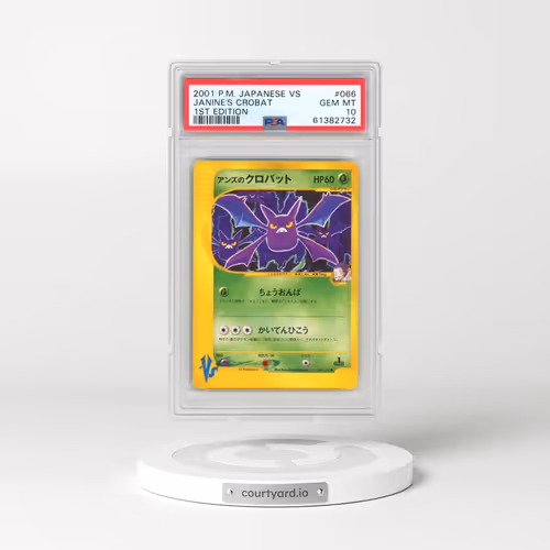 2001 Pokémon VS #066 Janine's Crobat - 1st Edition (PSA 10 GEM MINT)