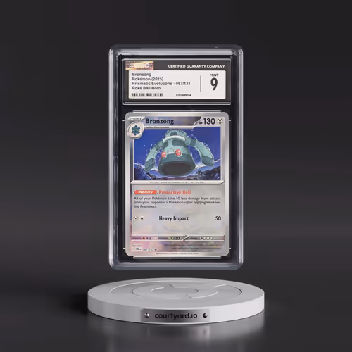 2024 Prismatic Evolutions - PRE EN #067/131 Bronzong - Poké Ball Holo (CGC 9 MINT)