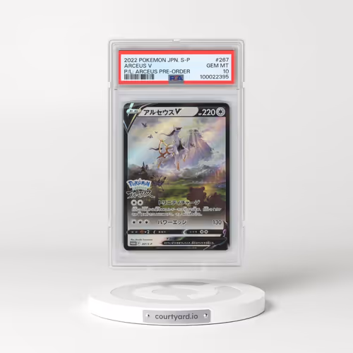 2022 Pokémon S Promo #267 Arceus V - Holo Pokemon Legends: Arceus Pre-Order (PSA 10 GEM MINT)