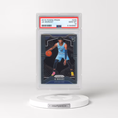 2019 Panini Prizm #249 Ja Morant (PSA 10 GEM MINT)