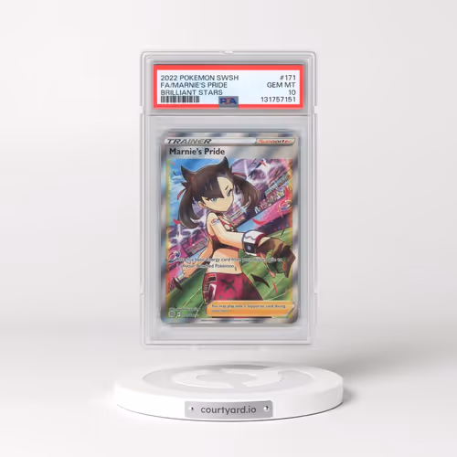 2022 Pokémon Sword & Shield Brilliant Stars #171 Marnie's Pride - Full Art (PSA 10 GEM MINT)