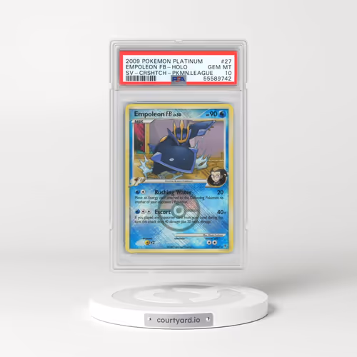 2009 Pokémon Platinum Supreme Victors #27 Empoleon FB - Holo Crosshatch-2010 Pokemon League (PSA 10