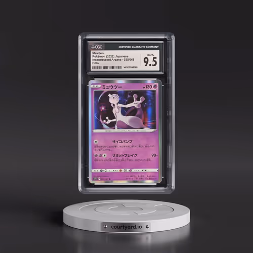 2022 Incandescent Arcana #035/068 Mewtwo - Holo (CGC 9.5 MINT+)