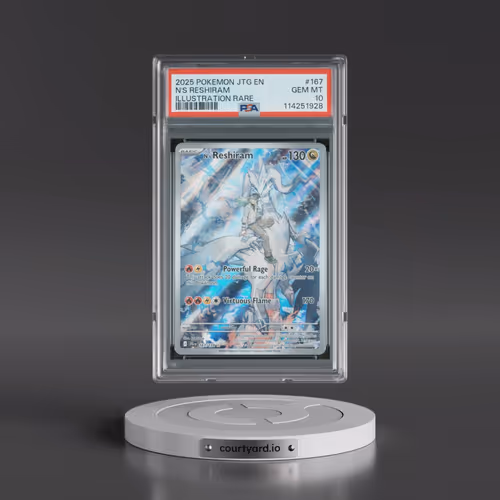 2025 Pokémon Jtg EN-Journey Together #167 N's Reshiram - Illustration Rare (PSA 10 GEM MINT)