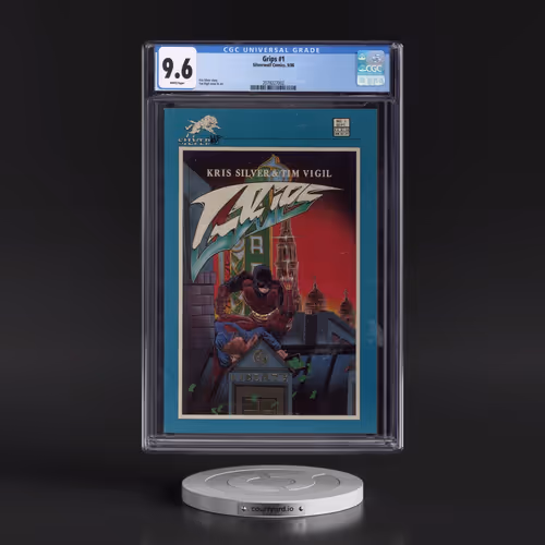 Grips #1 CGC 9.6 White Pages (Silverwolf Comics, 9/86) - Universal