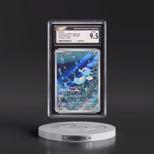 2024 Pokémon Sv6a-Night Wanderer #067 Horsea - Art Rare (CGC 9.5 MINT+)