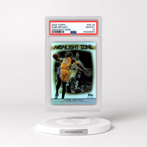 2003 Topps Highlight Zone #HZ-20 Kobe Bryant (PSA 10 GEM MINT)