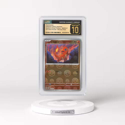 2022 Japanese Scarlet & Violet Promos #060/SV-P Charmander - Holo Poke Ball Reverse Holo (CGC 10 PRISTINE)