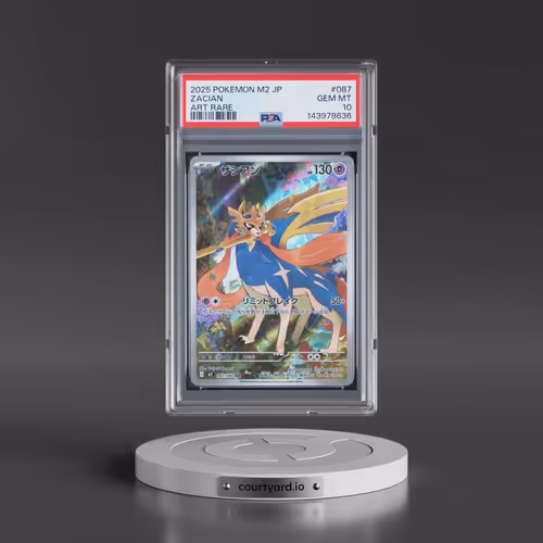 2025 Pokémon M2-Inferno X #087 Zacian - Art Rare (PSA 10 GEM MINT)