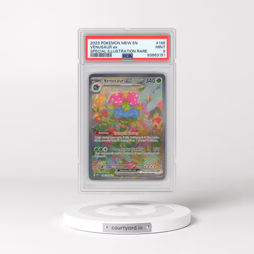 2023 Pokémon Mew EN-151 #198 Venusaur EX - Holo Special Illustration Rare (PSA 9 MINT)