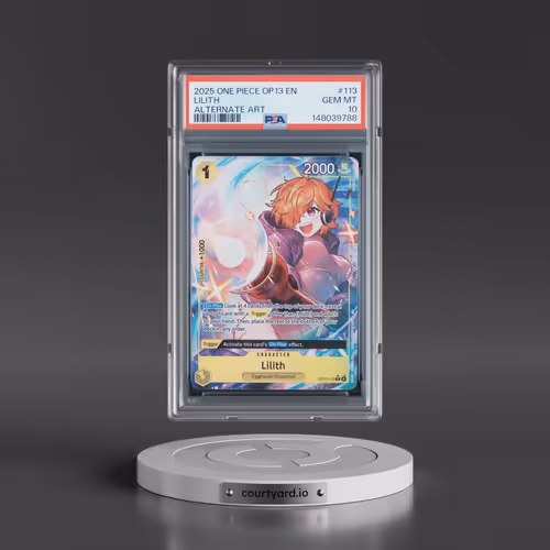 2025 One Piece OP13-Carrying on His Will #113 Lilith - Alternate Art (PSA 10 GEM MINT)