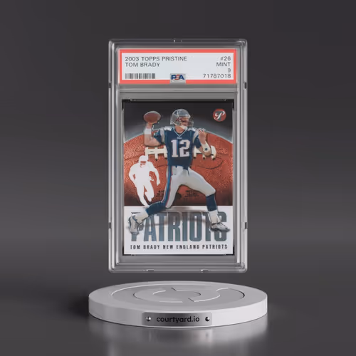 2003 Topps Pristine #26 Tom Brady (PSA 9 MINT)