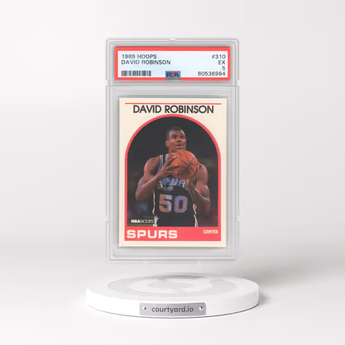 1989 Hoops #310 David Robinson (PSA 5 EX)