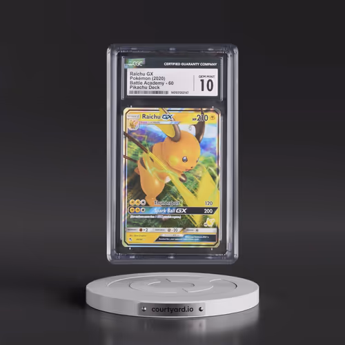 2020 Pokémon Battle Academy #60 Raichu GX - Holo (CGC 10 GEM MINT)