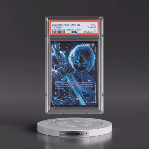 2025 One Piece OP12-Legacy of the Master #050 Tashigi - Special Alternate Art (PSA 10 GEM MINT)