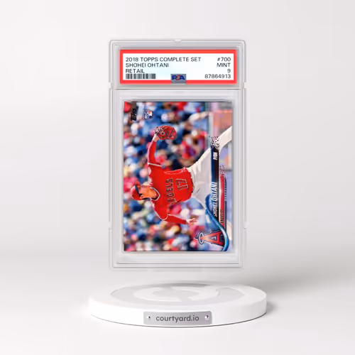 2018 Topps Complete Set #700 Shohei Ohtani - Retail (PSA 9 MINT)