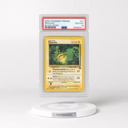 1999 Black Star Promos #27 Pikachu - The Power of One (PSA 10 GEM MINT)