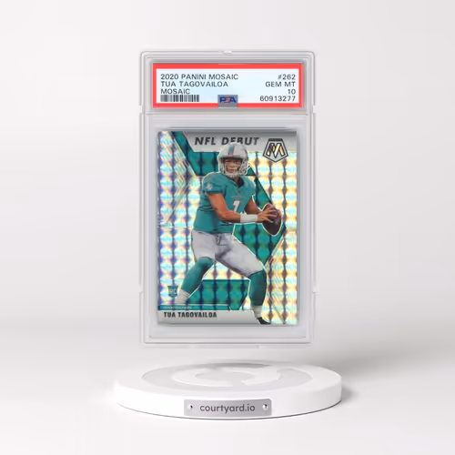 2020 Panini Mosaic #262 Tua Tagovailoa - Mosaic (PSA 10 GEM MINT)