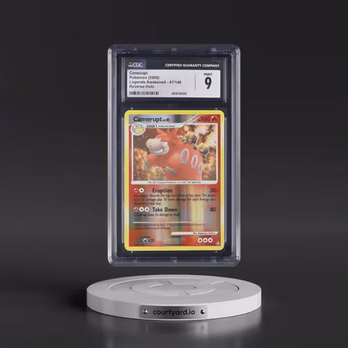 2008 Legends Awakened #47/146 Camerupt - Reverse Holo (CGC 9 MINT)