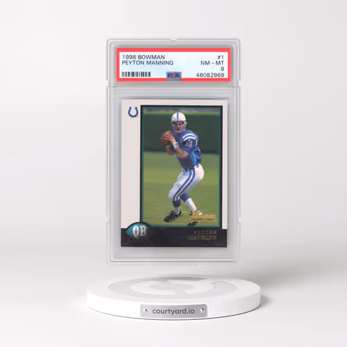 1998 Bowman #1 Peyton Manning (PSA 8 NM-MT)
