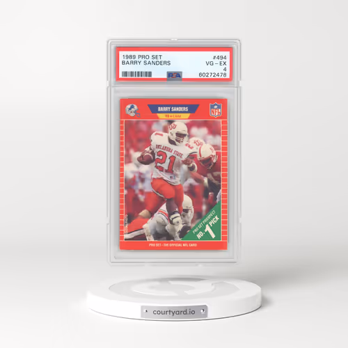 1989 Pro Set #494 Barry Sanders (PSA 4 VG-EX)
