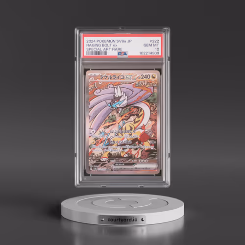 2024 Pokémon Sv8a-Terastal Fest EX #222 Raging Bolt EX - Holo Special Art Rare (PSA 10 GEM MINT)