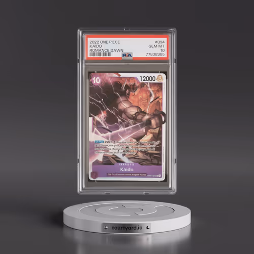 2022 One Piece OP01-Romance Dawn #094 Kaido (PSA 10 GEM MINT)