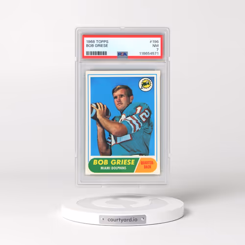 1968 Topps #196 Bob Griese (PSA 7 NM)