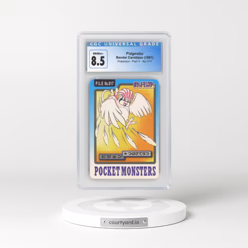 1997 (Pocket Monsters on Bottom) Part 3 #017 Pidgeotto (CGC 8.5 NM-MT+)