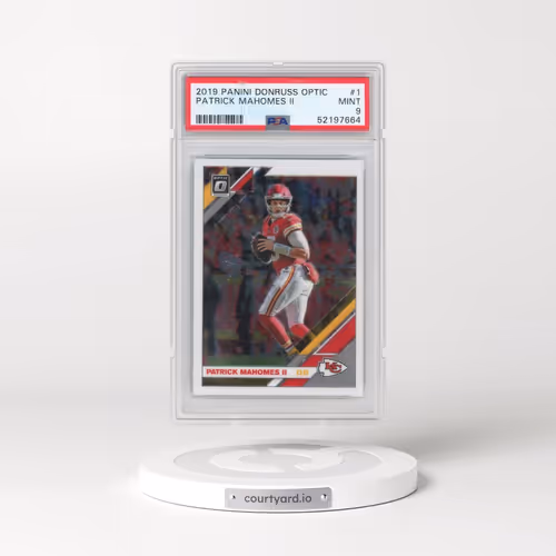 2019 Panini Donruss Optic #1 Patrick Mahomes II (PSA 9 MINT)