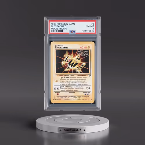 1999 Pokémon Game Movie #2 Electabuzz - Movie Promo (PSA 8 NM-MT)