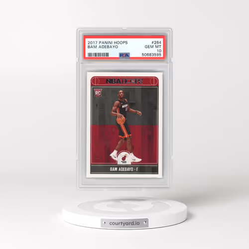 2017 Panini Hoops #264 Bam Adebayo (PSA 10 GEM MINT)