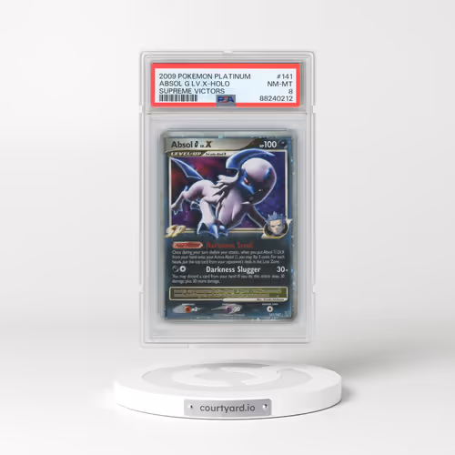 2009 Pokémon Platinum Supreme Victors #141 Absol G LV.X - Holo (PSA 8 NM-MT)
