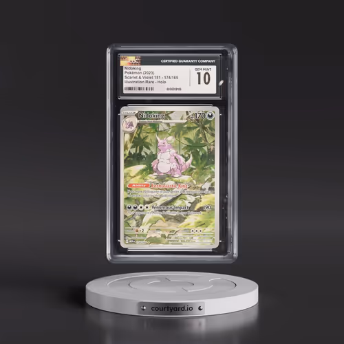 2023 Scarlet & Violet 151 - MEW EN #174/165 Nidoking - Illustration Rare Holo (CGC 10 GEM MINT)