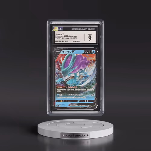 2022 VSTAR Universe #024/172 Suicune V - Holo (CGC 9 MINT)
