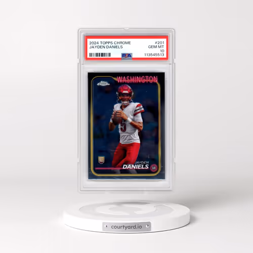 2024 Topps Chrome #201 Jayden Daniels (PSA 10 GEM MINT)