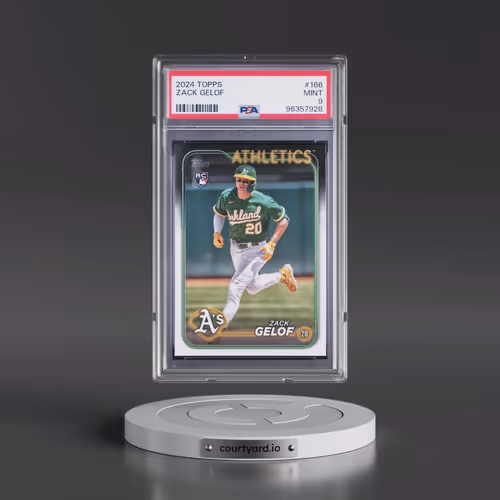 2024 Topps #166 Zack Gelof (PSA 9 MINT)
